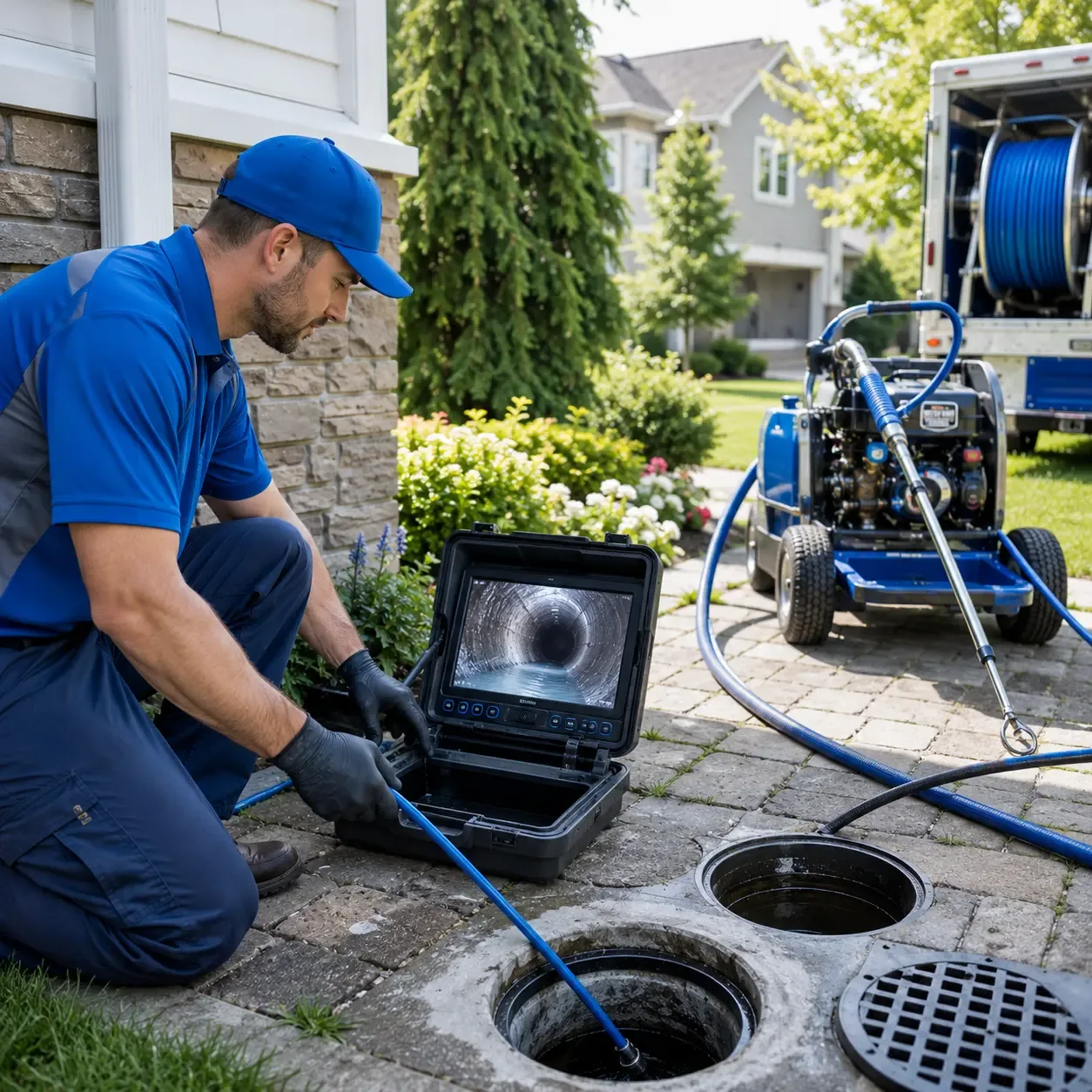Outdoor drain cleaning professionals serving Moundville, AL
